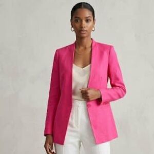 Zara Hot Pink Blazer Jacket